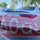 Спойлер на Mercedes-Benz CLA-class C118 2019- Sedan AMG 35 style черный глянец