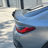 Спойлер на BMW 4 Gran Coupe G26 2020- M4 style черный глянец