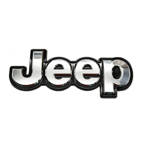 Автологотип эмблема надпись Jeep Cherokee 2014-2018 черный глянец на крышку багажника