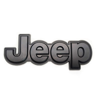 Автологотип эмблема надпись Jeep Cherokee 2014-2018 черный мат на крышку багажника
