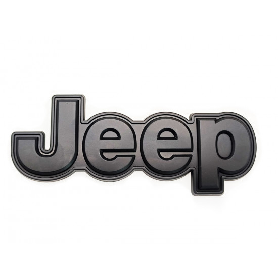 Автологотип эмблема надпись Jeep Cherokee 2014-2018 черный мат на крышку багажника