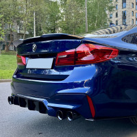 Спойлер на BMW 5 Series G30 2017-2024 M5 CS Style черный глянец