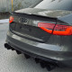 Спойлер на Audi A4 B8 2007-2015 M4 Style черный глянец
