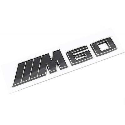 Автологотип шильдик эмблема надпись BMW M60 Black Shadow Edition