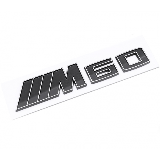 Автологотип шильдик эмблема надпись BMW M60 Black Shadow Edition