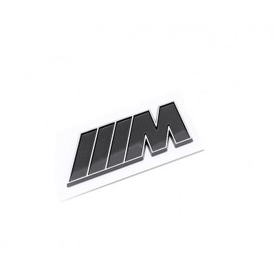 Автологотип шильдик эмблема надпись BMW M Black Shadow Edition 45мм