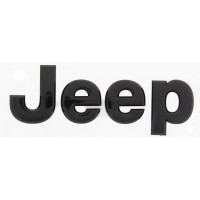 Автологотип эмблема надпись Jeep Cherokee на капот черный глянец