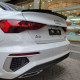 Спойлер на Audi A3 2020- (8Y) Sedan M4 style черный глянец