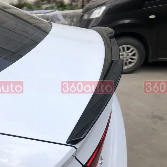 Спойлер на Audi A3 2020- (8Y) Sedan M4 style черный глянец