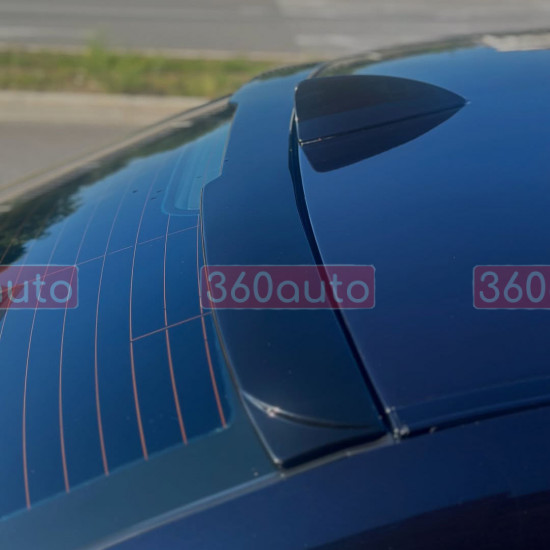 Спойлер бленда заднего окна на BMW 5 Series E60 2004-2010 черный глянец