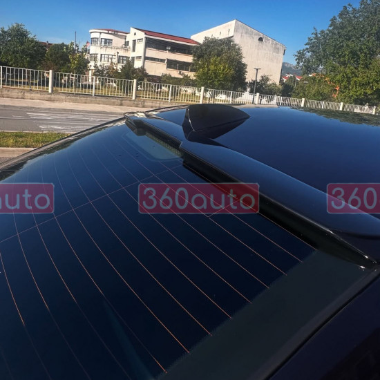 Спойлер бленда заднего окна на BMW 5 Series E60 2004-2010 черный глянец