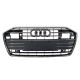 Решетка радиатора Gray Chrome ( под радары ) на AUDI A6 C8 2018-2023 года
