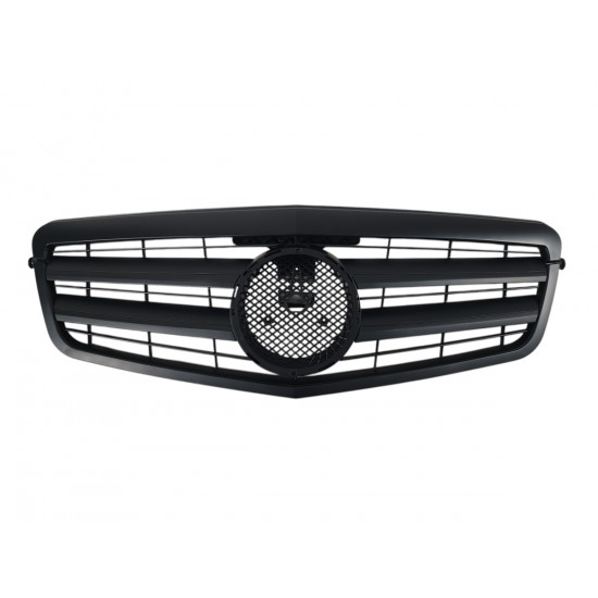 Решітка радіатора на Mercedes E-Class W212 2009-2013 CL Matte Black