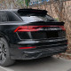 Спойлер на Audi Q8 2018- нижний черный глянец