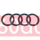 Эмблема черные кольца Audi Q7 2024- Black на крышку багажника 4M0853742F716