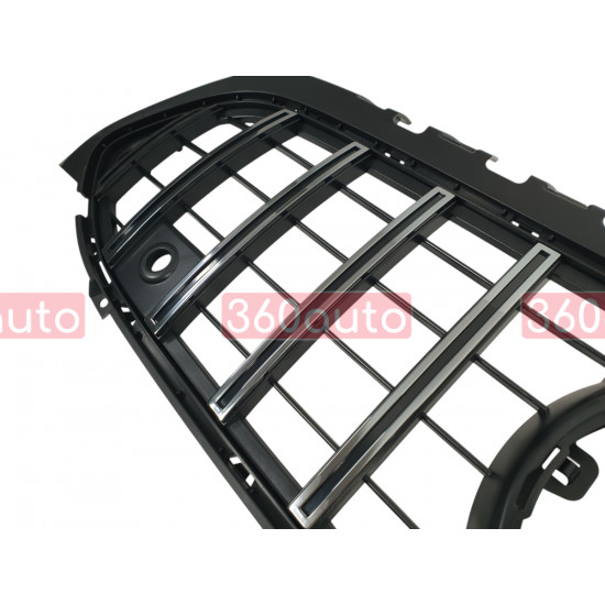 Решетка радиатора на Mercedes A-Class W177 2018-2022 GT Dark Chrome