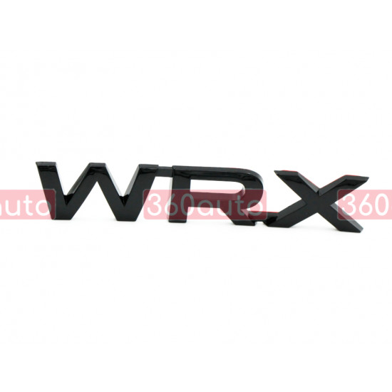 Автологотип шильдик эмблема надпись Subaru WRX black edition черный глянец