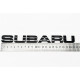 Автологотип шильдик эмблема надпись Subaru black edition черный глянец