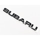 Автологотип шильдик эмблема надпись Subaru black edition черный глянец