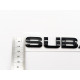 Автологотип шильдик эмблема надпись Subaru black edition черный глянец