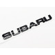 Автологотип шильдик эмблема надпись Subaru black edition черный глянец