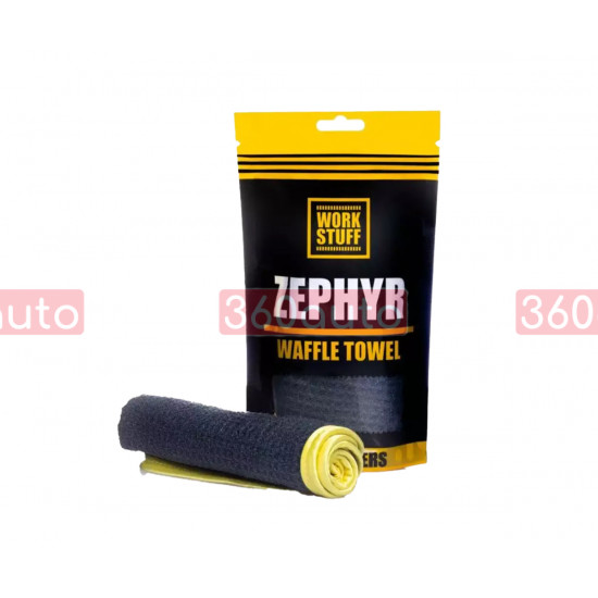 Вафельное полотенце для очистки стекол и зеркал Work Stuff ZEPHYR Waffle Towel 35х35 см