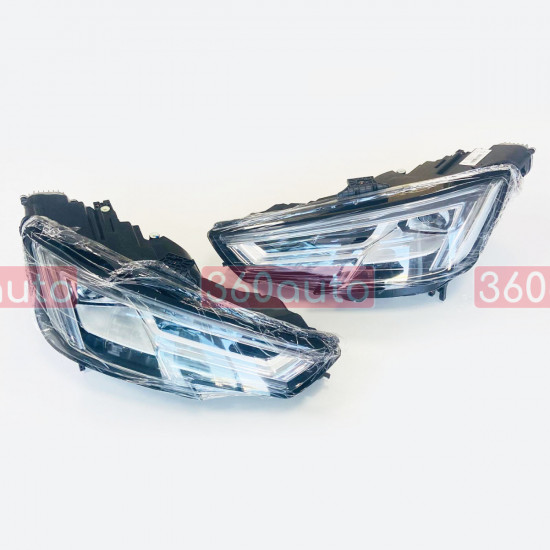 Передние фары на Audi A4 B9 2015-2019 LED Европа комплектные