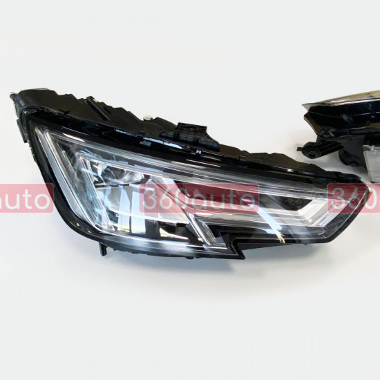 Передние фары на Audi A4 B9 2015-2019 LED Европа комплектные