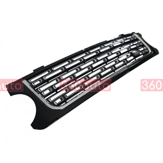 Решетка радиатора на Land Rover Range Rover 2005-2010 Black Chrome
