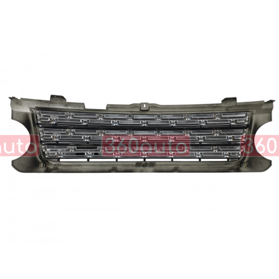 Решетка радиатора на Land Rover Range Rover 2005-2010 Black Chrome