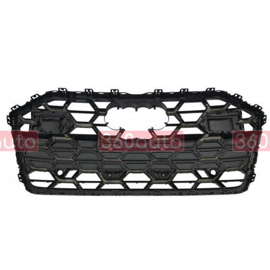 Решетка радиатора на Audi A6 C8 2023- в стиле S6 Full Black под дистроник