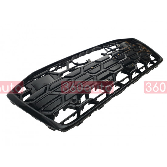 Решетка радиатора на Audi A6 C8 2023- в стиле S6 Full Black под дистроник