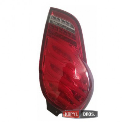Альтернативная оптика задняя на Chevrolet Spark, Ravon R2 тюнинг LED красная JunYan