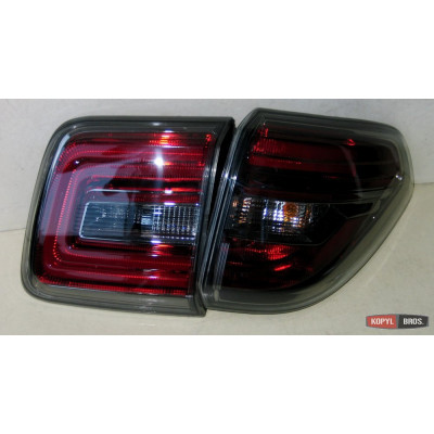 Альтернативная оптика задняя на Nissan Patrol 2010- тюнинг, тонированная красная LED YZ JunYan