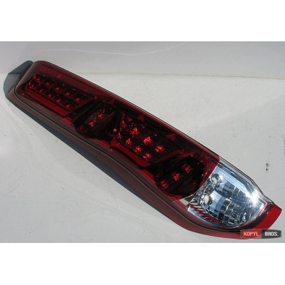 Альтернативная оптика задняя на Nissan X-Trail 2007- тюнинг, красная 50% LED JunYan