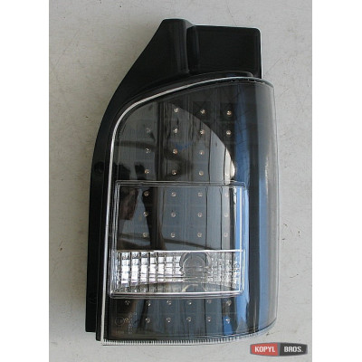 Альтернативная оптика задняя на Volkswagen Transporter T5 2003- тюнинг, LED черная JunYan