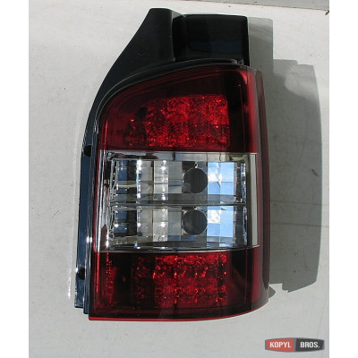 Альтернативная оптика задняя на Volkswagen Transporter T5 2003- тюнинг, красная LED JunYan