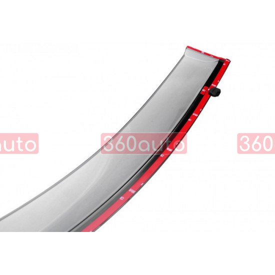 Дефлектори вікон для Acura MDX 2014- з хром молдингом WELLvisors 3-847AC008