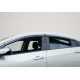 Дефлектори вікон для Chevrolet Volt 2016- з хром молдингом WELLvisors 3-847CH019
