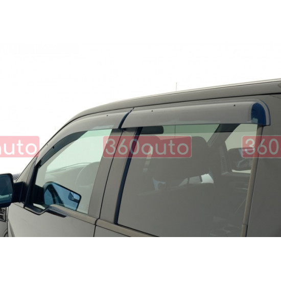 Дефлектори вікон для Ford F-150 2009-2014 Crew Cab Premium Series WELLvisors 3-847FD011