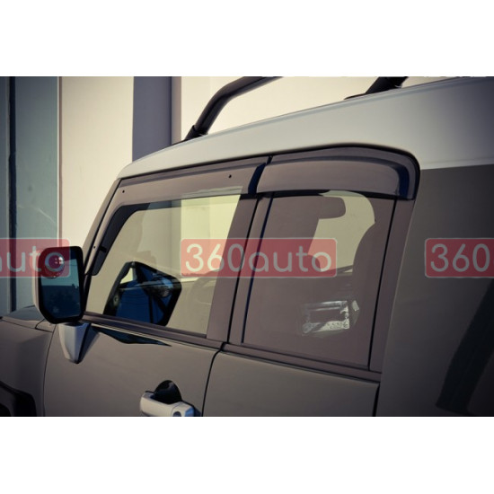 Дефлектори вікон для Toyota FJ Cruiser 2007-2014 Premium Series WELLvisors 3-847TY021