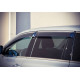 Дефлекторы окон на Toyota Highlander 2014-2019 с хром молдингом |Ветровики WELLvisors 3-847TY017