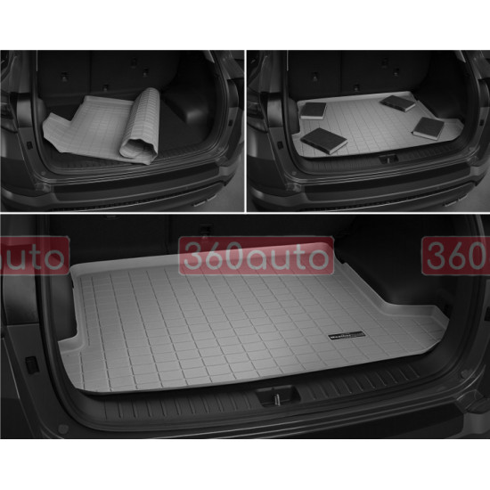 Коврик в багажник для BMW X5 F15 2013-2018 серый WeatherTech 42688