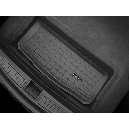 Коврик в багажник для Tesla Model S 2012- AWD задний короткий нижний черный WeatherTech 40569