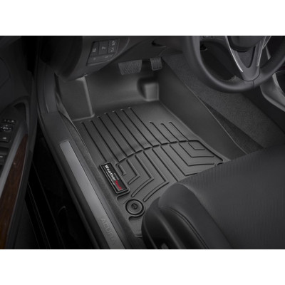 3D коврики для Acura TLX 2015- 2WD черные передние WeatherTech 447341