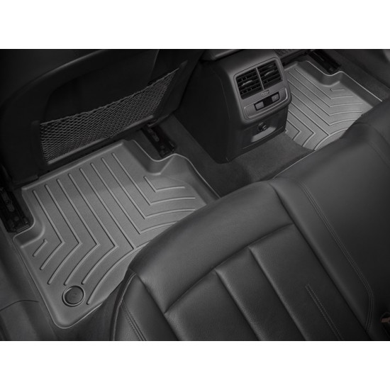 3D килимки для Audi A4 B9, A5 2016- чорні задні WeatherTech 449072