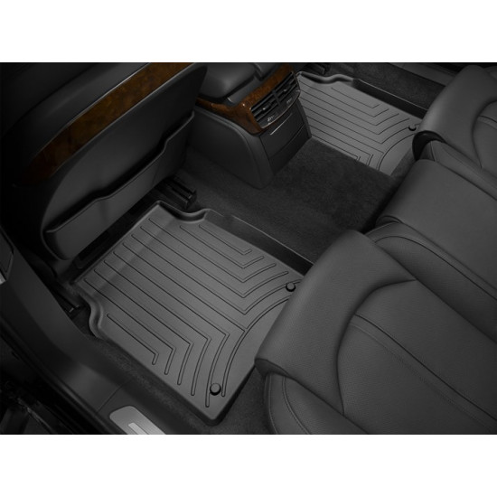 3D килимки для Audi A8 D4 2010-2017 Long чорні задні WeatherTech 444202