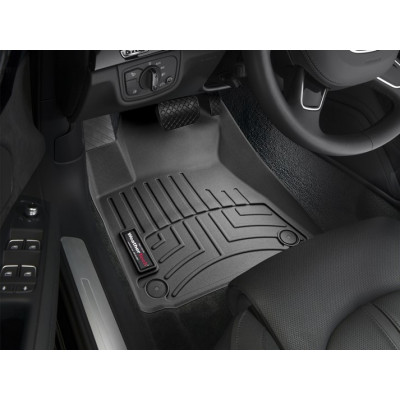 3D коврики для Audi A8 D4 2010-2017 черные передние WeatherTech 444201