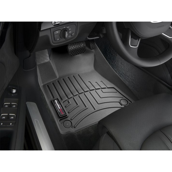 3D коврики для Audi A8 D4 2010-2017 черные передние WeatherTech 444201
