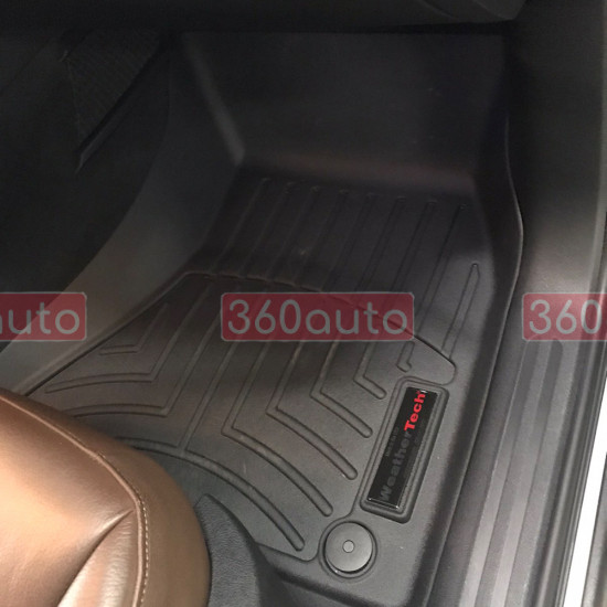 3D килимки для Audi Q5 2008-2016, Porsche Macan 2009- чорні передні WeatherTech 442301